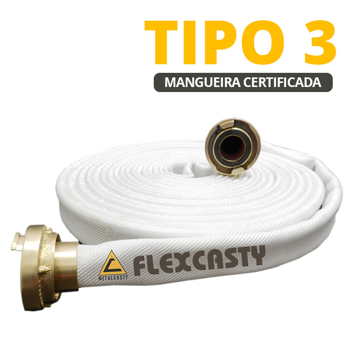 Mangueira de Incêndio FLEXCASTY Tipo 3