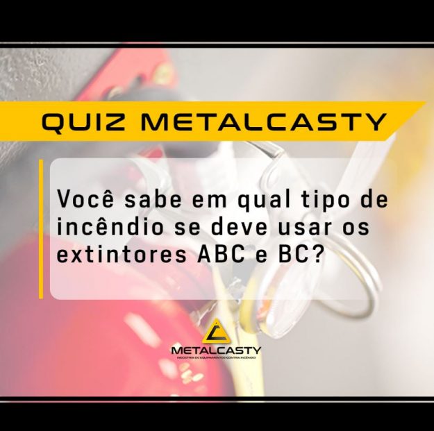 extintores de combate a incêndios