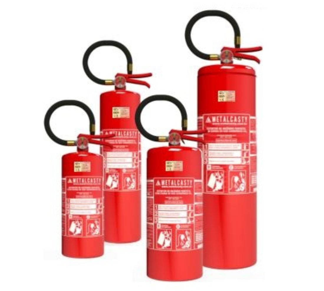 Extintores de combate a incêndio