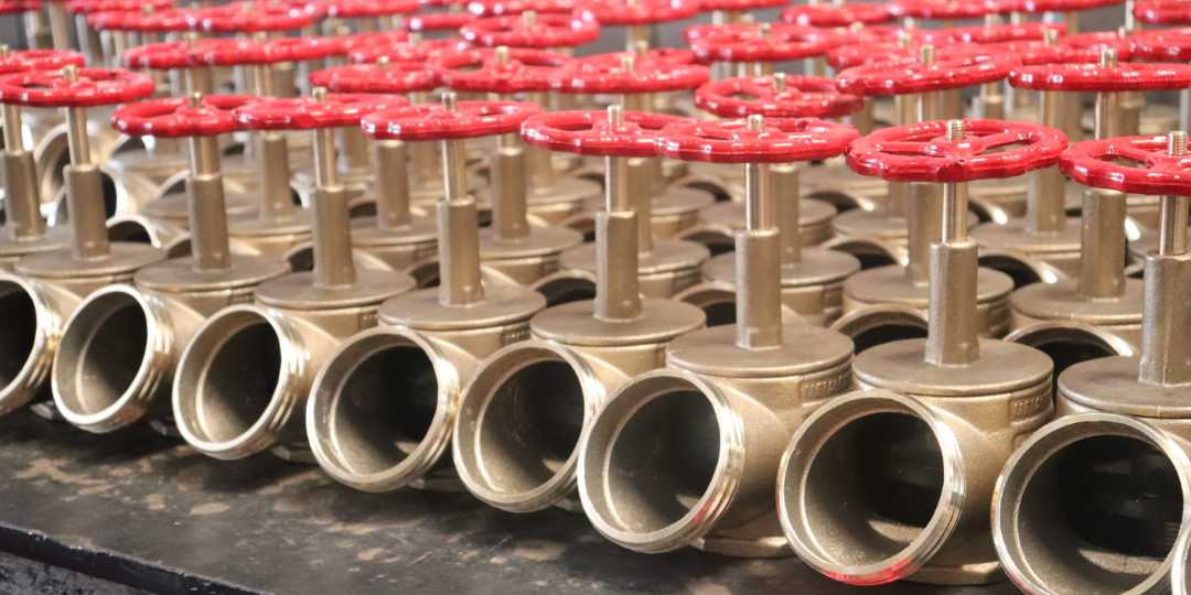 válvulas globo de combate a incêndio