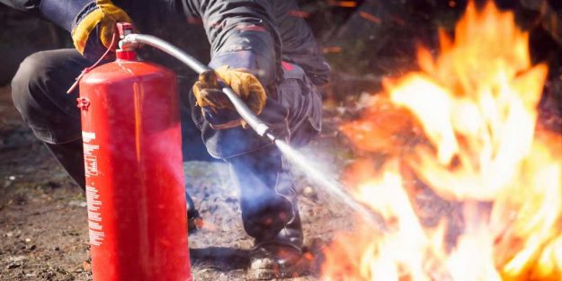 extintor de incêndio de água pressurizada