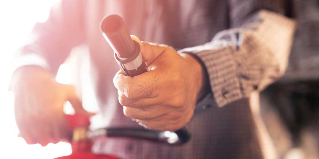 extintor de incêndio