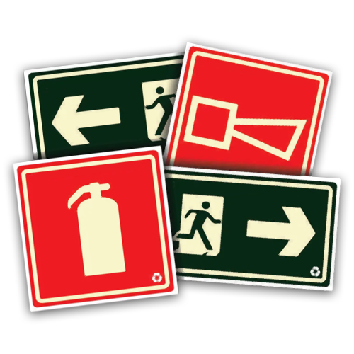 placas de sinalização
