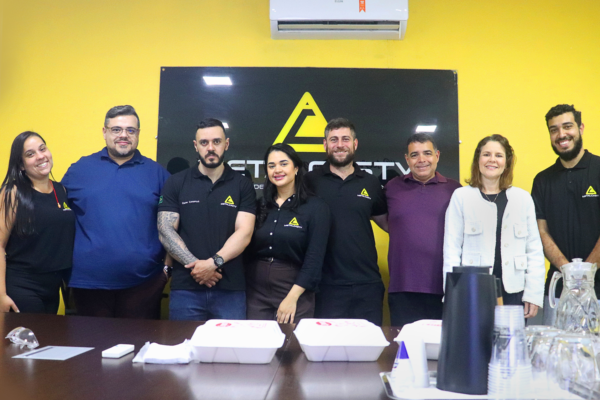 Encerramento do tour técnico com os participantes da Turma 03