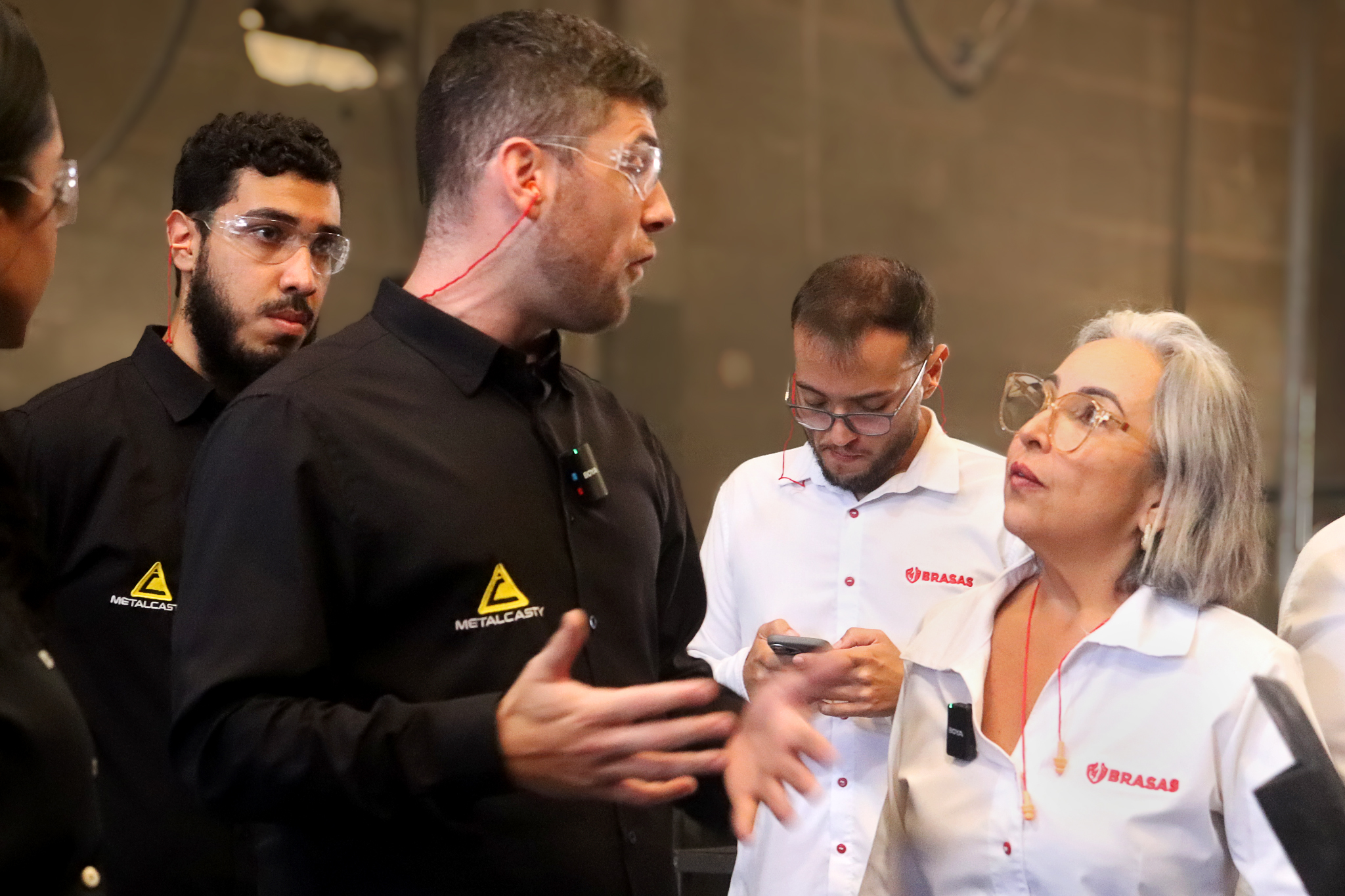 Recepção e boas-vindas aos parceiros do Espírito Santo no Workshop Fabril Metalcasty