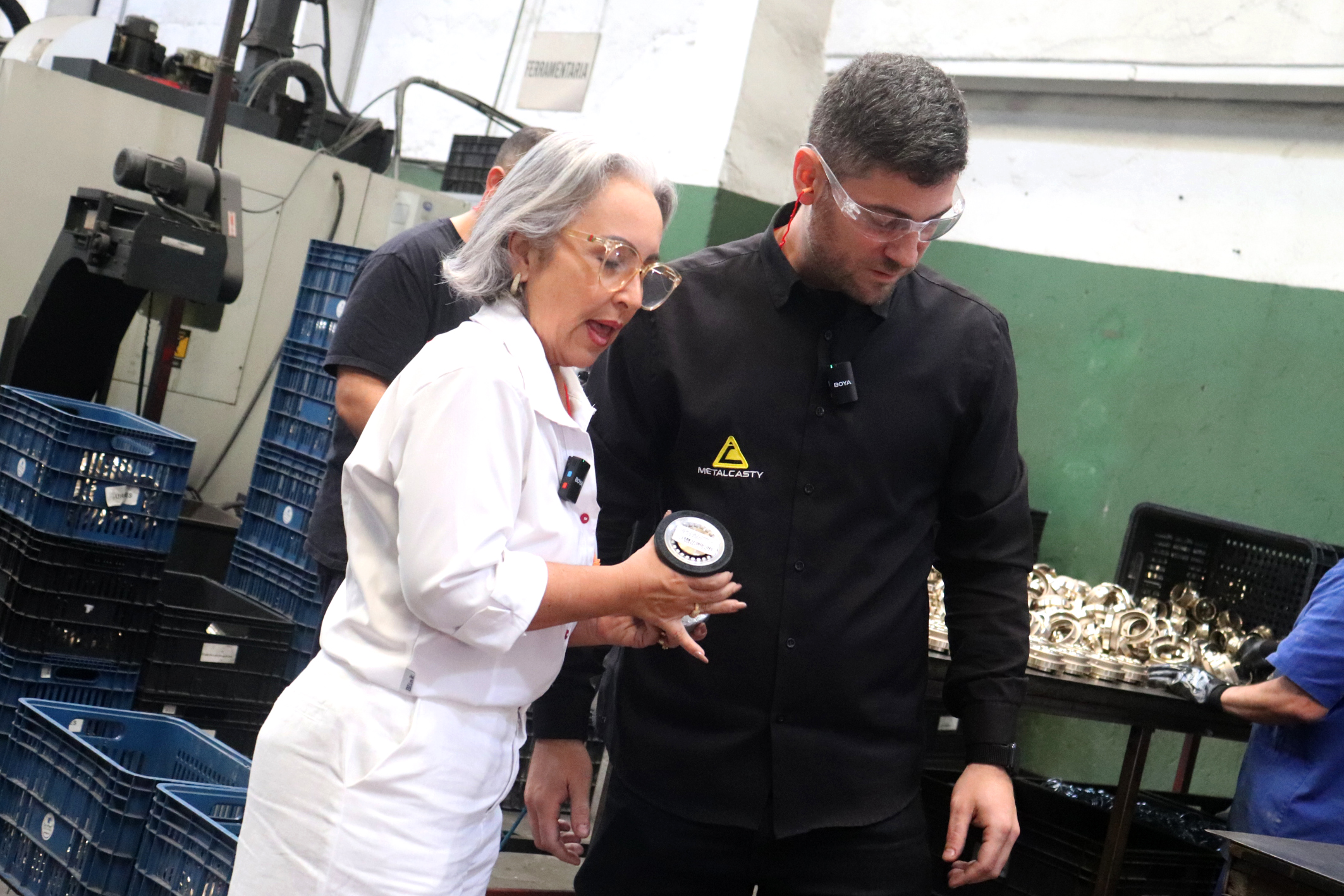 Apresentação das certificações ABNT e INMETRO para a comitiva capixaba
