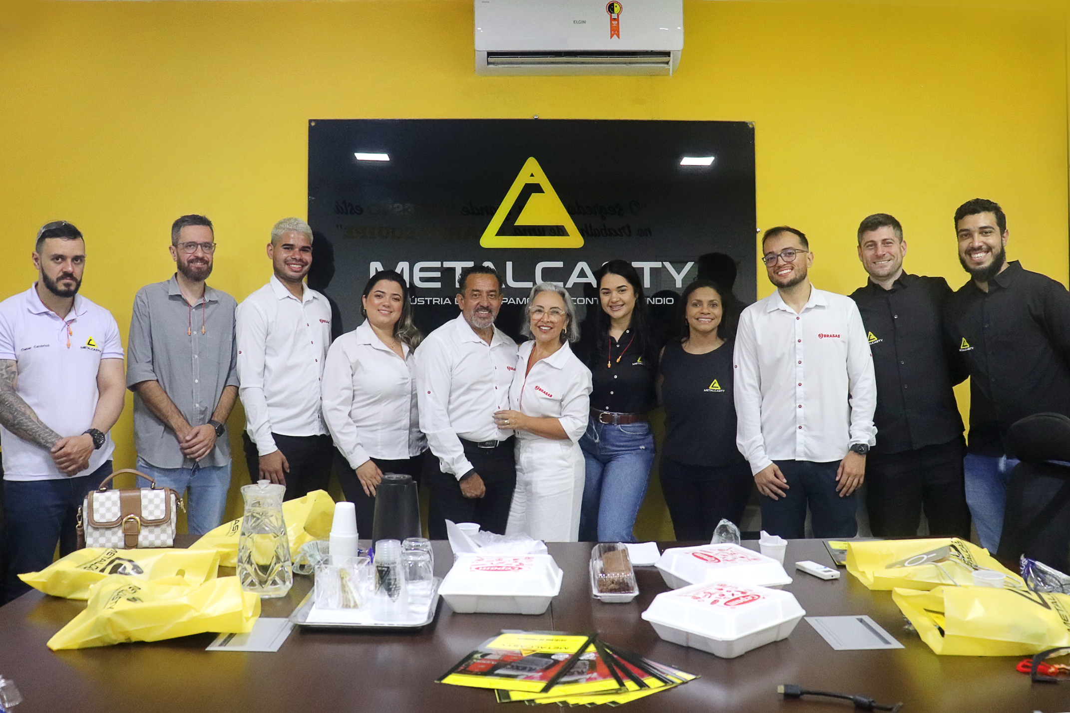 Foto final de encerramento do Workshop Fabril Metalcasty 2026